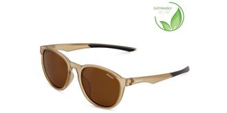 Sinner Clusia Asian Fit Polarized SISU-922-40-P30 Mens Sunglasses Brown Size 53