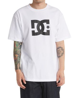 DC T-Shirt DC SHOES DC Star, Herren, Gr. XL, weiss (wei&szlig;), Obermaterial: 100% Baumwolle;, Shirts T-Shirt