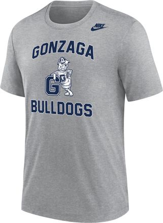 Nike Gonzaga Bulldogs Nike Mens Football Tri-Blend T-Shirt in Grey | M21372P396GONZ-DGH