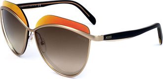 Pucci EP0052 32F Womens Sunglasses Gold Size 60