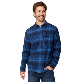 Free Country Mens Easywear II Fleece Lined Flannel Shirt