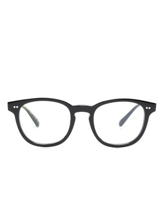 Oliver Peoples Occhiali Kisho squadrati - Nero
