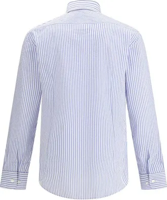 Etro Striped Cotton Shirt - Blue