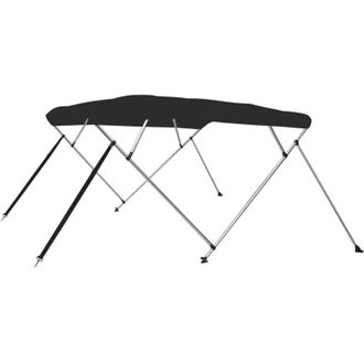 vidaXL Toldo Bimini De 4 Arcos Gris 243x180x137 Cm Vidaxl