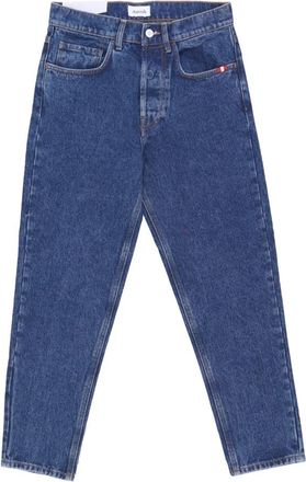 Amish Stone Washed Slim Fit Denim Jeans - Heren - Slim Fit Jeans - Blauw - W35 - Denim - Jeans