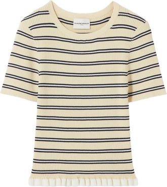 Claudie Pierlot T-shirt a righe - Toni neutri