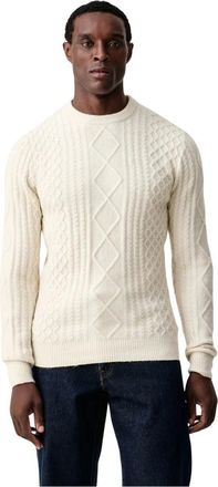 Guess Nemo Pullover - Heren - Truien - Beige - Maat: XL Katoen