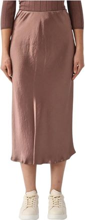 Maison Margiela Rokken, Dames, Roze, S, Midi Rok