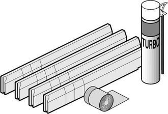 Villeroy & Boch Futurion Flat installatieset v kleine maten douchebakken hoogte verstelbaar van 135 155mm v douchebakken van 90x80cm - tot 100x100cm