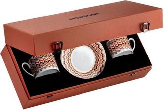 Missoni Tea Cup & Saucer Set Of 2 In Luxury Box in Multicolor 2 at Nordstrom