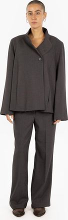 Alessia Santi Giacca in misto viscosa lavagna