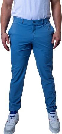 Maceoo Allday Slim Fit Pants in Grey/blue at Nordstrom, Size 34