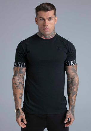 Siksilk Mens Black Tech T-Shirt XXL