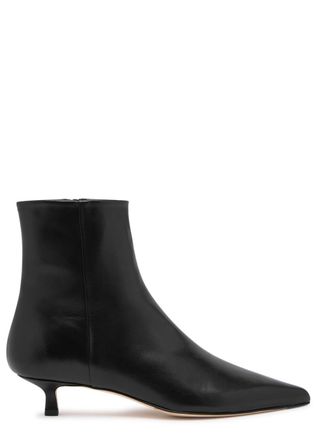 Aeyde Aeyde Sofie Leather Ankle Boots - Black - 38 (IT38/ UK5)