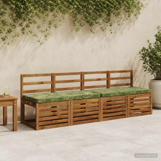vidaXL Vidaxl Cuscini Per Panchina A 2 Pezzi Vught 2 Pz 100% Poliestere