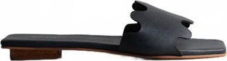 Kaanas Womens Mallawi Wavy Slide In Black