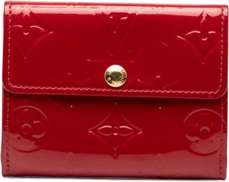 Louis Vuitton Vernis Rose Pomme Damour Red Color Patent Leather Coin Purse/Coin Case (Pre-Owned)