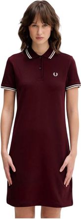 Fred Perry Dames, Jurken, Rood, Maat: XS