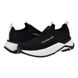 Calvin Klein Alvea Sneakers WomensM Black White Comfort Shoes ZOGG3149