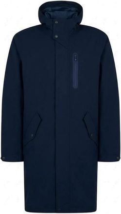 Herno Hooded Rain Coat - Heren - Parka Jassen - Blauw - S - Polyester - Jassen