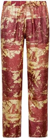 Pierre-Louis Mascia Broeken, Dames, Rood, M, Aloe Broeken Silk
