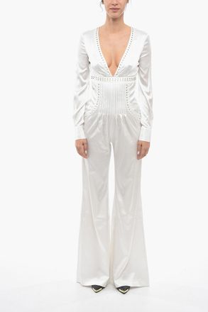 Philipp Plein Jumpsuit BE ELEGANT in Satin Philipp Plein