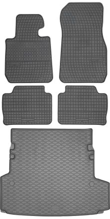 OEM Juego De Alfombrillas De Goma Para Coche Y Maletero Para Bmw Serie 3 F31 Estate (2012-2019)