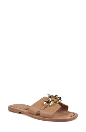 Zigi Soho Nelissa Slide Sandal in Nude Lthr at Nordstrom, Size 11