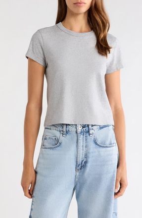 Rag & Bone Kelly Perfect T-Shirt in Heather Grey at Nordstrom, Size X-Large