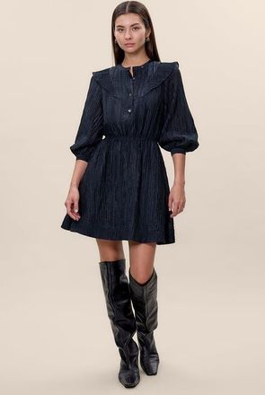 Rebecca Taylor Olivia Mini Dress in Graphite at Nordstrom, Size X-Small