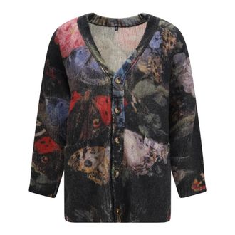 R13 Oversized Cashmere Cardigan - Dames - Truien - Veelkleurig - Maat: XS Kasjmier