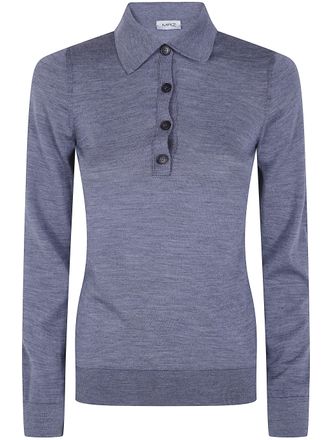 MRZ Sweater Wool 100% Virgin Wool Long Sleeves Polo Neck