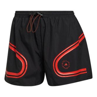 adidas (WMNS) adidas by Stella McCartney TruePace Running Shorts Asia Sizing Black Red HD9118