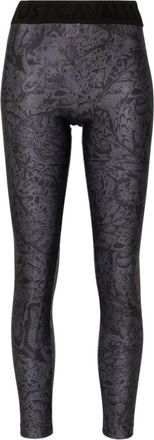 Just Cavalli leopard-print leggings - women - Elastane/Polyester - 42 - Grey