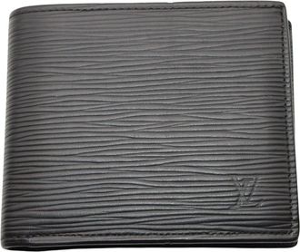 Louis Vuitton Black Monogram Eclipse Noir Epi Leather Wallet (Bi-Fold) (Pre-Owned)