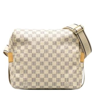 Louis Vuitton Pre-owned Cross Body Bags, female, White, Size: ONE SIZE Pre-owned Canvas Cross Body Bag