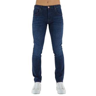 Don the Fuller Heren, Jeans, Blauw, Maat: W41 Katoen