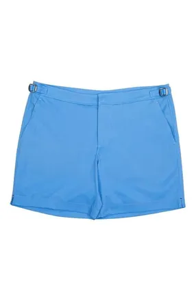 Lords of Harlech Neptune Tailored Swim Short in Blue at Nordstrom, Size 34