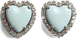 Valentino Garavani Coeur Hyperbole oorbellen - Zilver