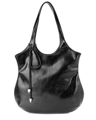 Tiffany & Fred Shiny Leather Tote