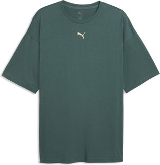 Puma T-shirt da training oversize PUMA Crew da uomo, Accessori, Verde, XXL