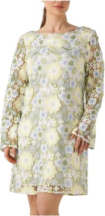 Bruuns Bazaar Kleedjes, Dames, Veelkleurig, S, Denim, Groene Lucille Jurk voor de Zomer