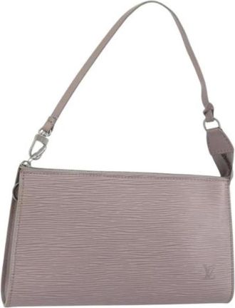 Louis Vuitton Pre-owned Accessory Pouch - Dames - Vintage Schoudertas - Paars - ONE Size - Leer - Vintage