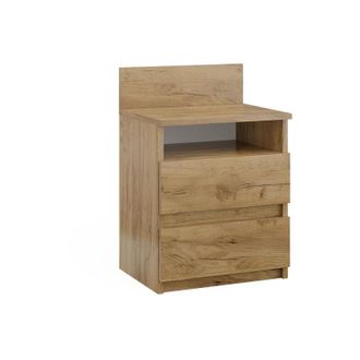 Vicco Mesilla De Noche Monty, Roble Dorado, 39.6 X 59.1 Cm
