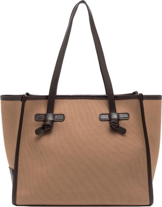 Gianni Chiarini Marcella Cotton Calfskin Leather Tote Bag