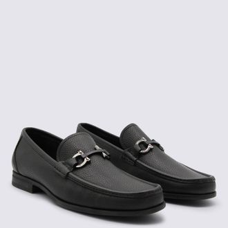 Ferragamo Mens Flat Shoes Nero || _cover Le Sole El