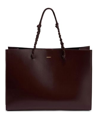 Jil Sander Tangle Leather Tote Bag