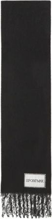 Sportmax Accessoires, Dames, Grijs, ONE Size, Winter Scarves