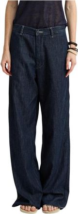 Denimist Indigo Jeans voor een tijdloze uitstraling - Dames - Loose Fit Jeans - Blauw - W27 - Katoen - Jeans