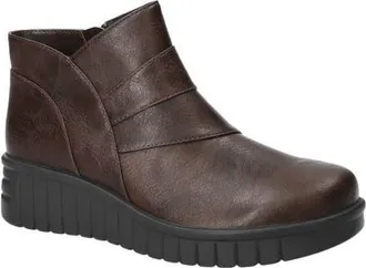 Easy Street Rayleen Wedge Bootie in Brown at Nordstrom, Size 6.5